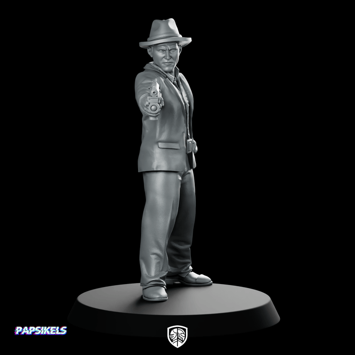 Pcpd Police Detective Billy Hambert Miniature Cyberpunk