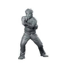 Pcpd Police Detective Dong Zuleata Operative Gunman - Papsikels Miniatures - We Print Miniatures