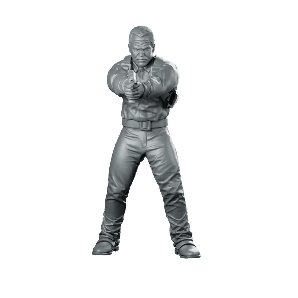 Pcpd Police Officer Lieutenant Mike Korros Officer - Papsikels Miniatures - We Print Miniatures