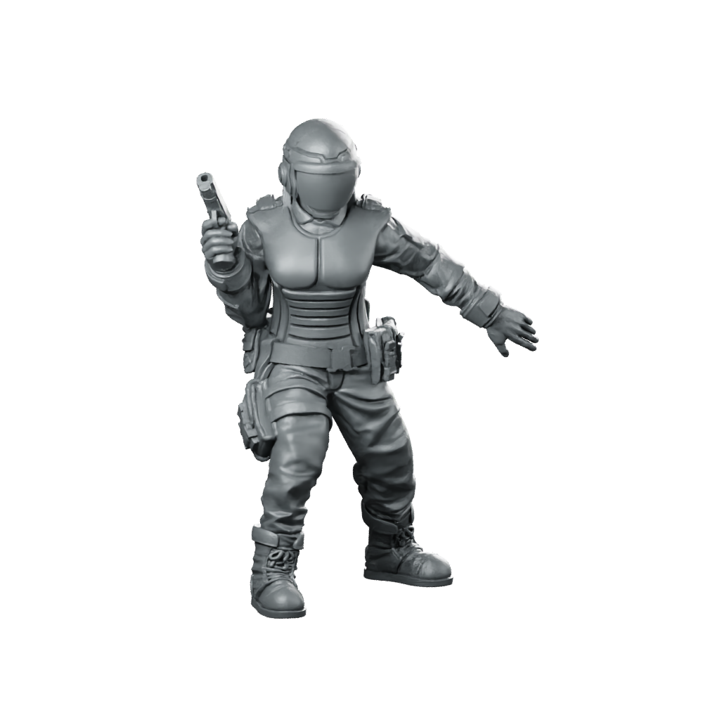 Pcpd Southern Police District Officer J Visored Miniature 360 Spin 01