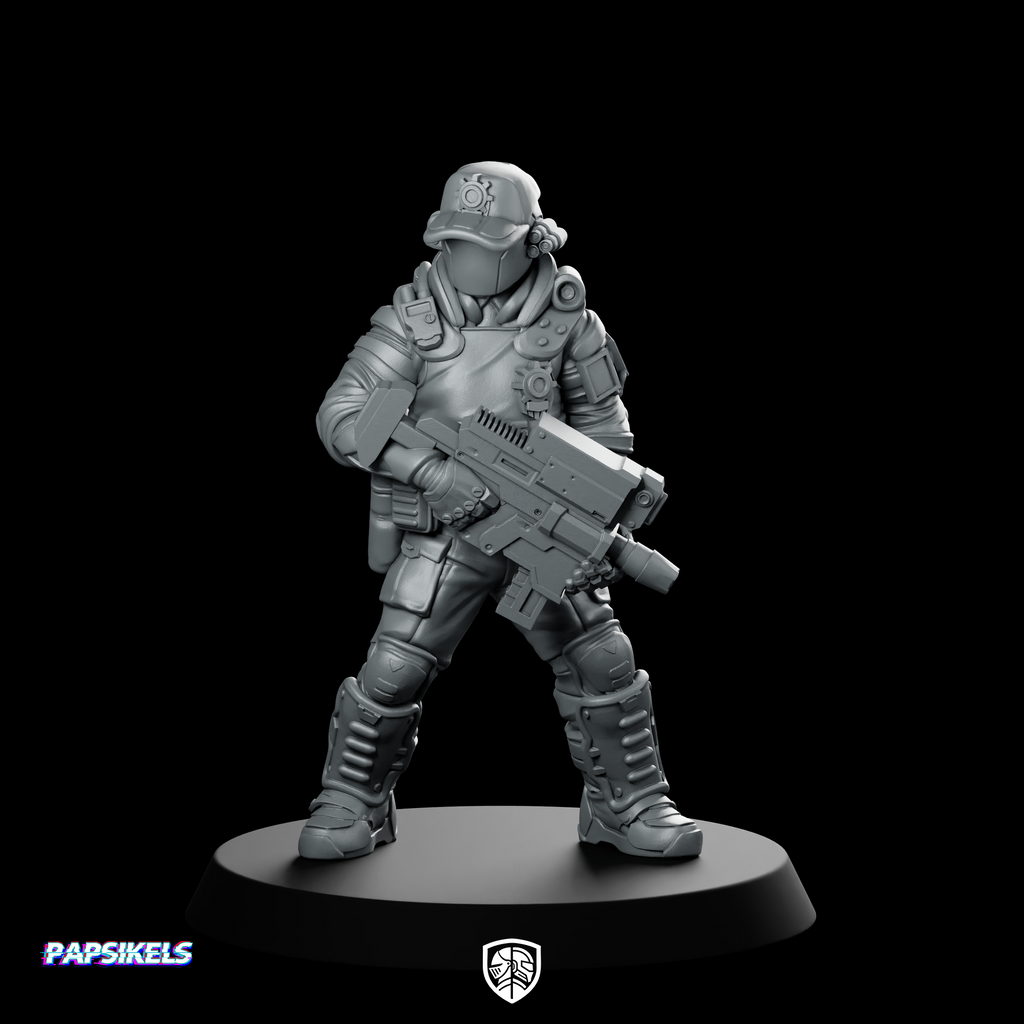 Pcpd Tactical Reaction Force Unit B Miniature Sci-Fi