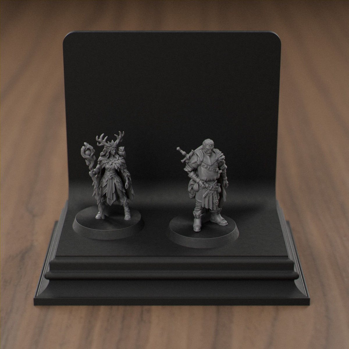 Backdrop Display Stand for 28mm to 35mm Miniatures