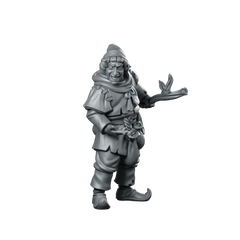 Peasant Squire Fantasy Miniature Tavern Brawler NPC Miniature 360 Spin 01