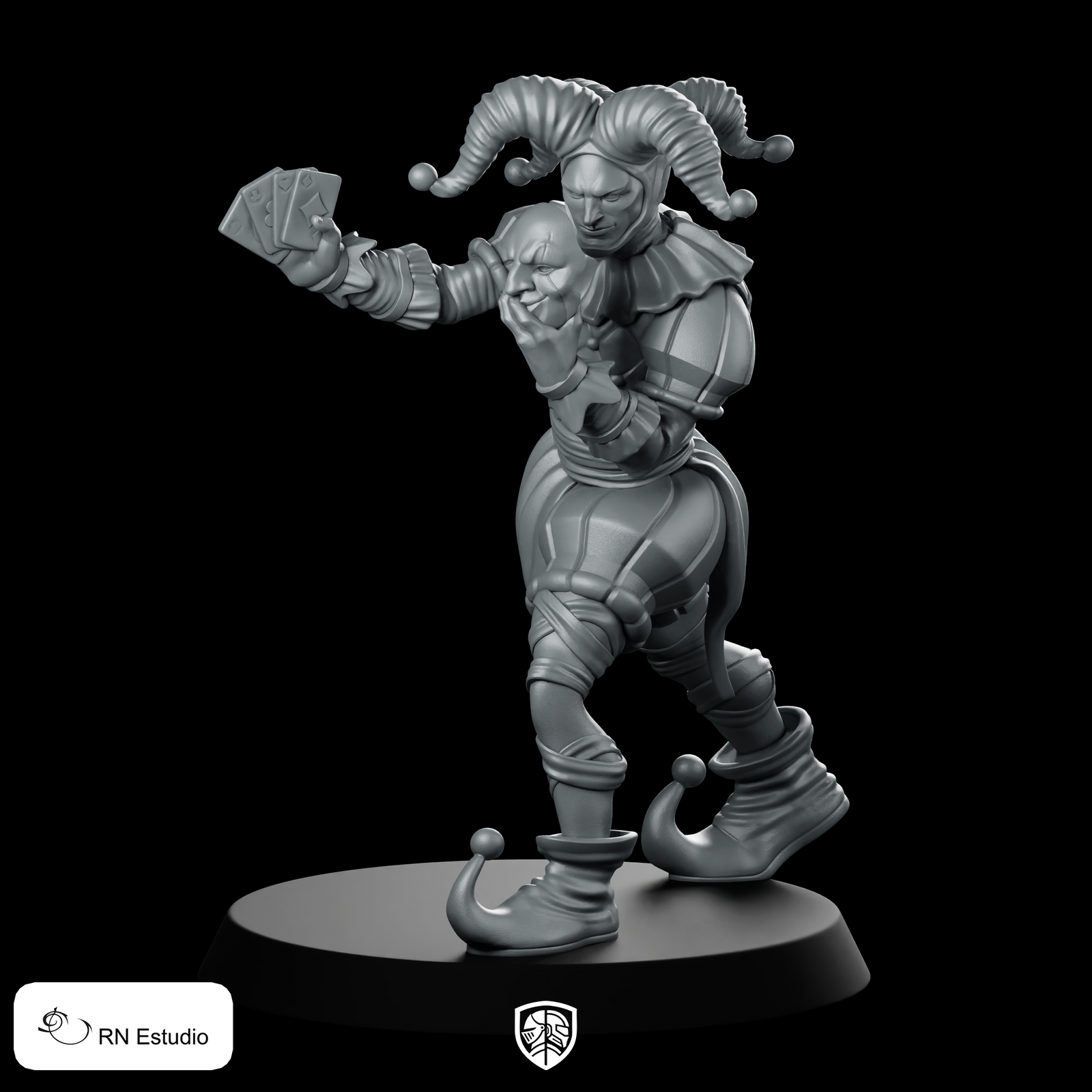 Pierrot Miniature Dark Jester Trickster Sci-Fi RPG