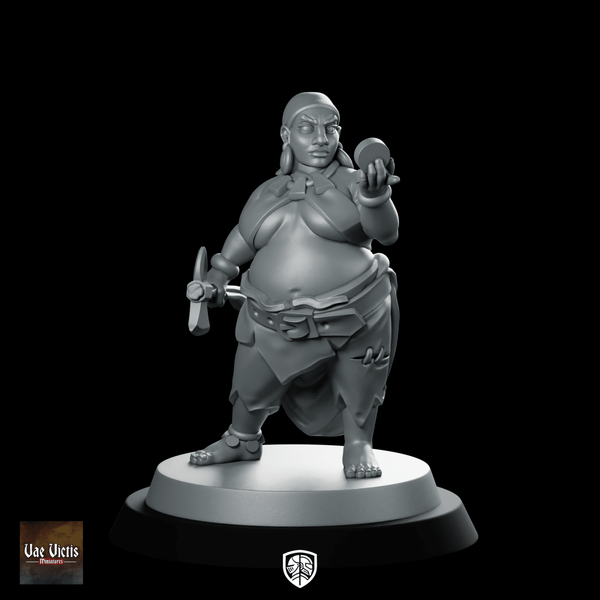 Pirate Explorer Miniature Swashbuckling Bruiser DnD NPC - Vae Victis - We Print Miniatures