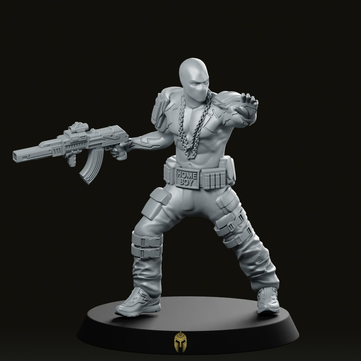 Pitbull01 Cyberpunk - Unit9 - We Print Miniatures