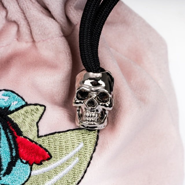 Pixie’s Pouch | Flannel Drawstring Dice Bag | Pink - Tabletop Dominion - We Print Miniatures