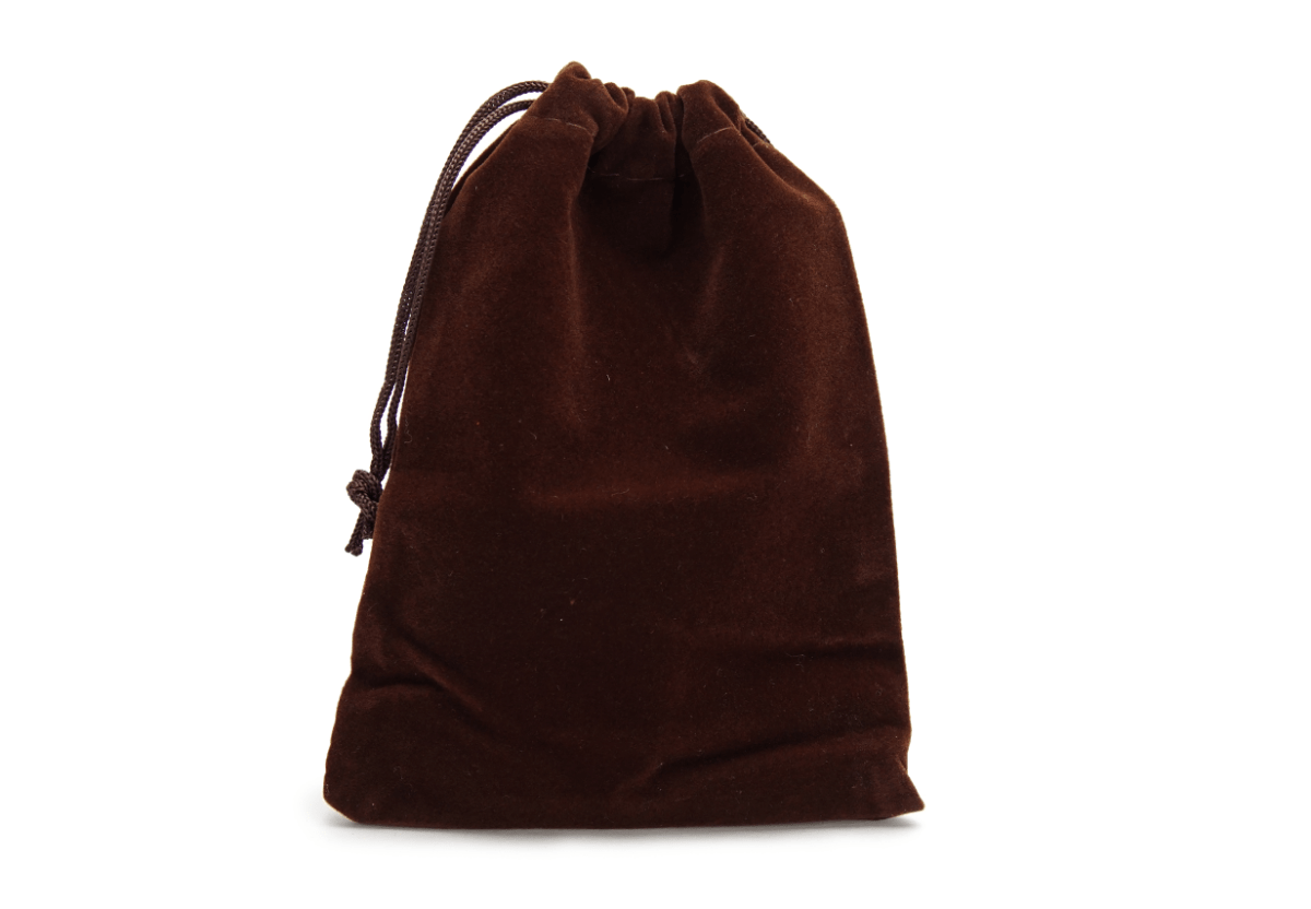 Plain Dice Bag - Brown - DiceRoll UK - We Print Miniatures
