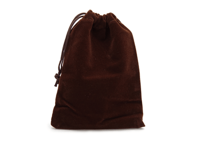 Plain Dice Bag - Brown - DiceRoll UK - We Print Miniatures