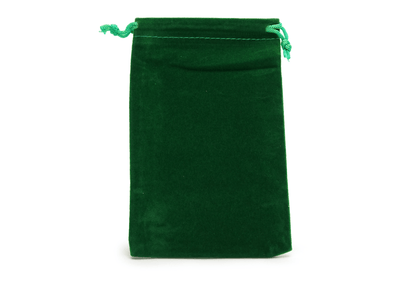Plain Dice Bag - Green - DiceRoll UK - We Print Miniatures