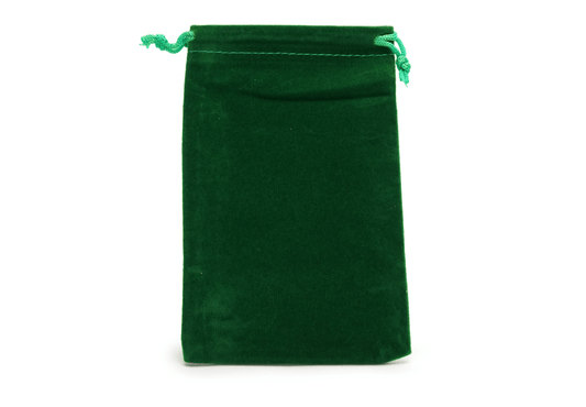 Plain Dice Bag - Green - DiceRoll UK - We Print Miniatures