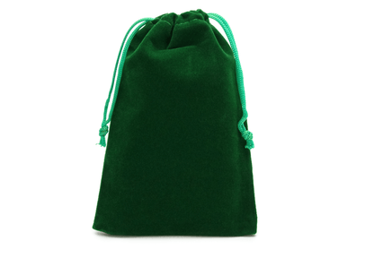 Plain Dice Bag - Green - DiceRoll UK - We Print Miniatures