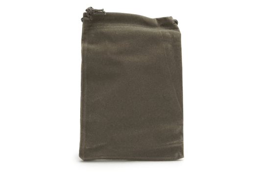 Plain Dice Bag - Grey - DiceRoll UK - We Print Miniatures