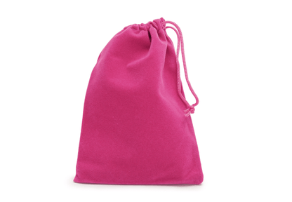 Plain Dice Bag - Magenta - DiceRoll UK - We Print Miniatures