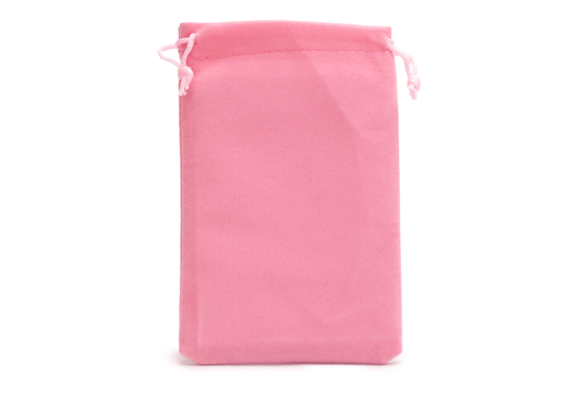 Plain Dice Bag - Pink - DiceRoll UK - We Print Miniatures