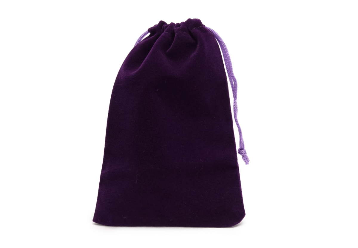 Plain Dice Bag - Purple - DiceRoll UK - We Print Miniatures