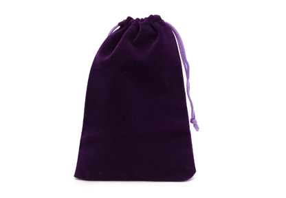 Plain Dice Bag - Purple - DiceRoll UK - We Print Miniatures