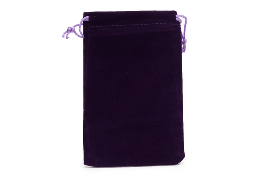 Plain Dice Bag - Purple - DiceRoll UK - We Print Miniatures
