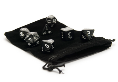 Plain Dice Bag - Black