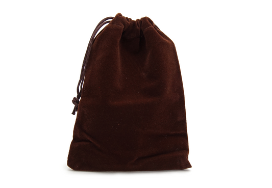 Plain Dice Bag - Brown