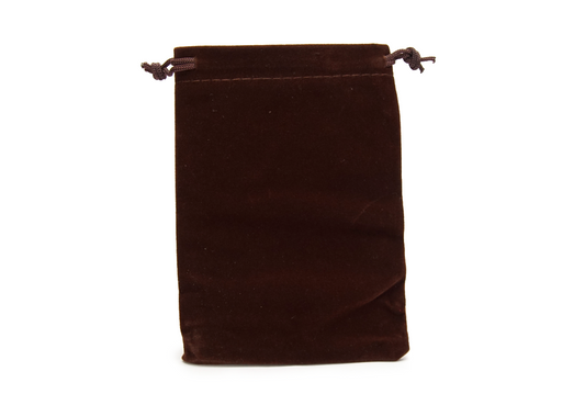 Plain Dice Bag - Brown