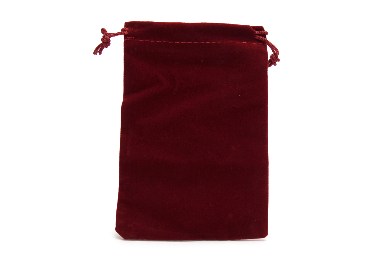 Plain Dice Bag - Burgundy