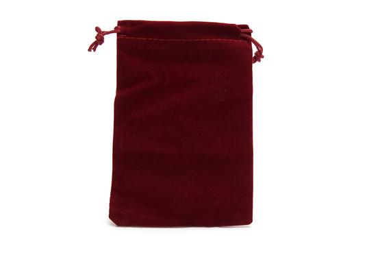 Plain Dice Bag - Burgundy