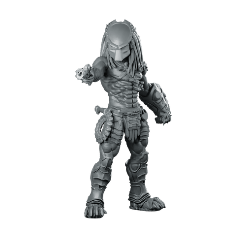 Plasma Pistol Wulfen Skull Hunter Miniature Cyberpunk Xeno - Papsikels Miniatures - We Print Miniatures