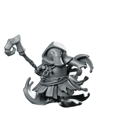 Platypus Water Healer Miniature Platypus Mage Miniature 360 Spin 01