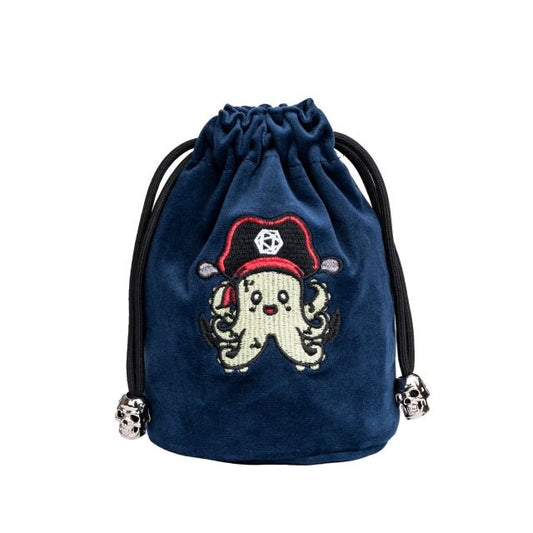 Plunderpus | Flannel Drawstring Dice Bag | Blue - Tabletop Dominion - We Print Miniatures