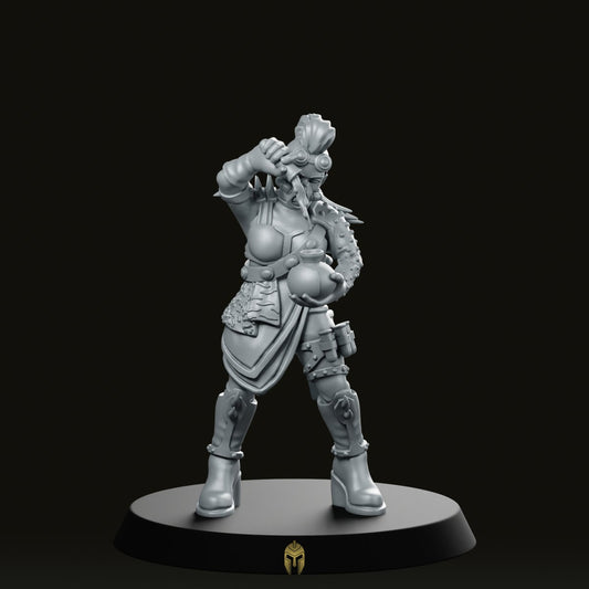 Poison Mistress Miniature -PrintMinis - We Print Miniatures