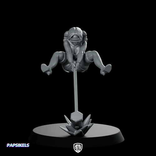 Pokster Gang Heart Breaker C Cyber Dancer - Papsikels Miniatures - We Print Miniatures
