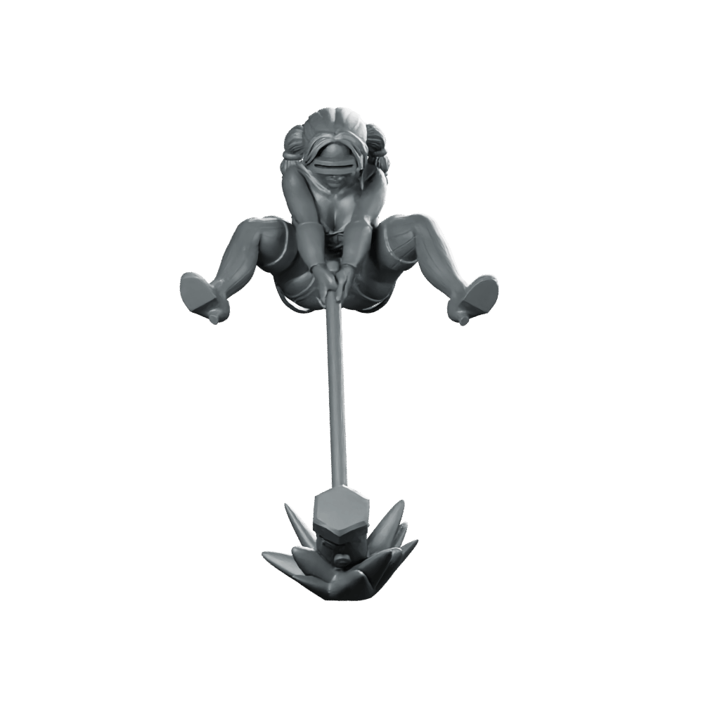 Pokster Gang Heart Breaker C Cyber Dancer - Papsikels Miniatures - We Print Miniatures