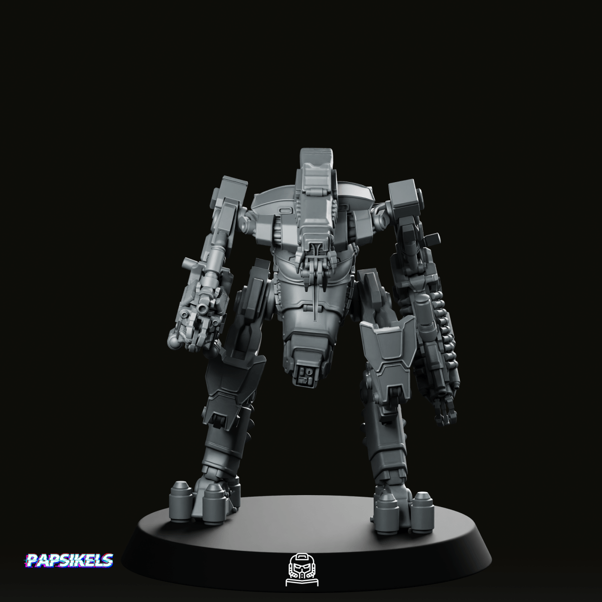 Prawn Mechanical Exosuit 1 Miniature - Papsikels Miniatures - We Print Miniatures