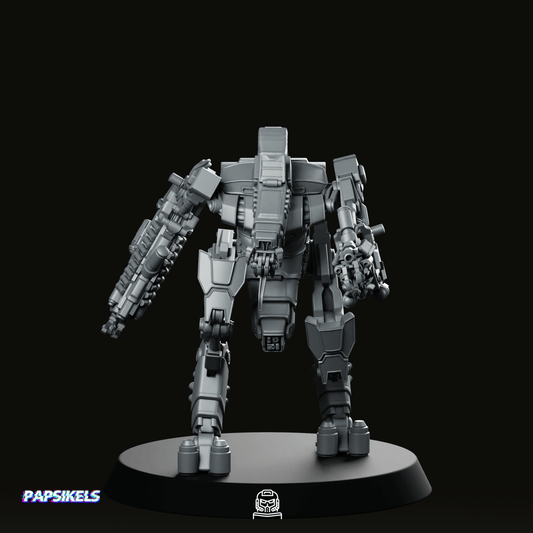 Prawn Mechanical Exosuit 2 Miniature - Papsikels Miniatures - We Print Miniatures