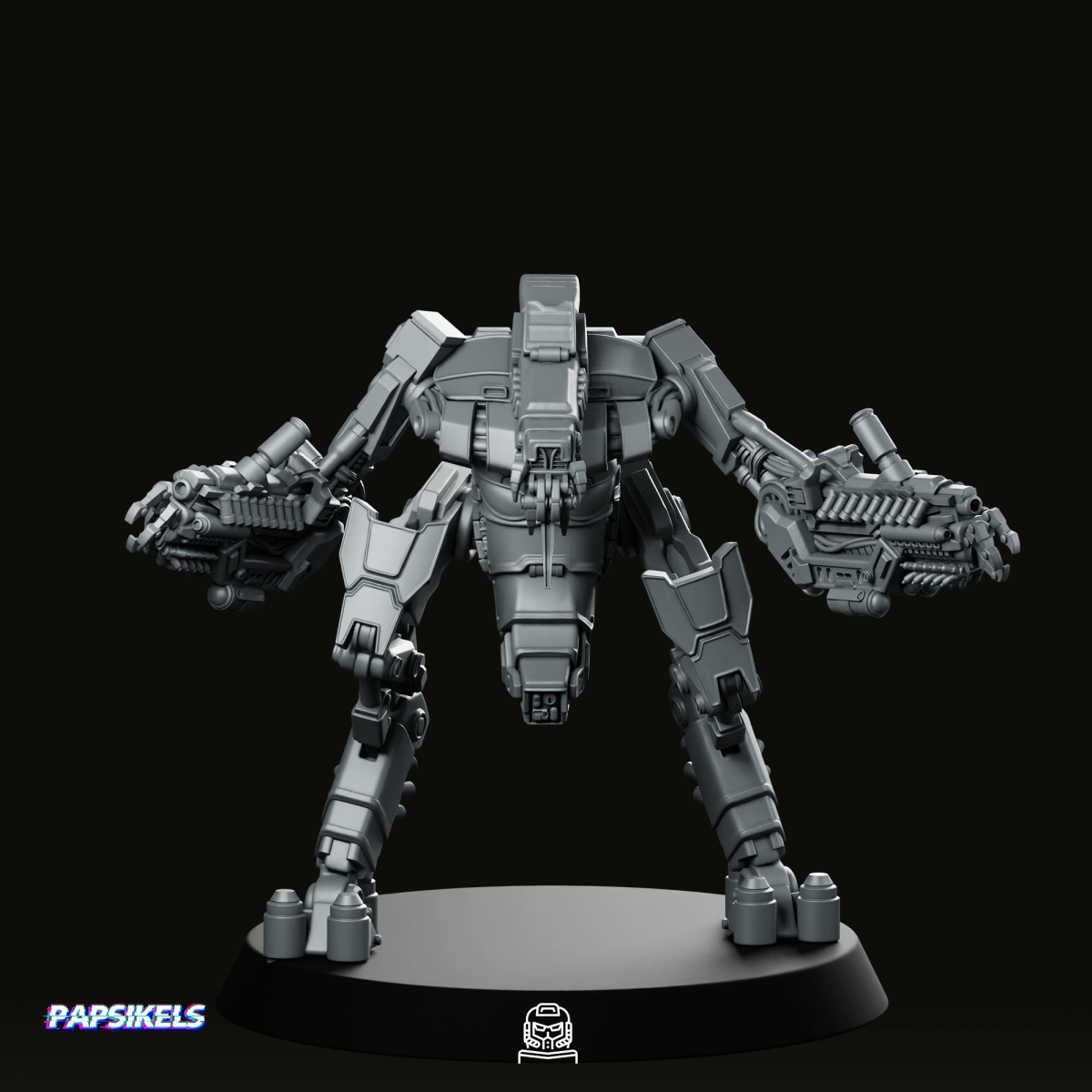 Prawn Mechanical Exosuit 3 Miniature - Papsikels Miniatures - We Print Miniatures