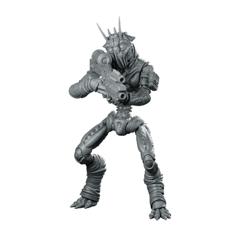 Prawn Outlander Rebel Fighter 2 Miniature Sci - Fi Aquatic - Papsikels Miniatures - We Print Miniatures