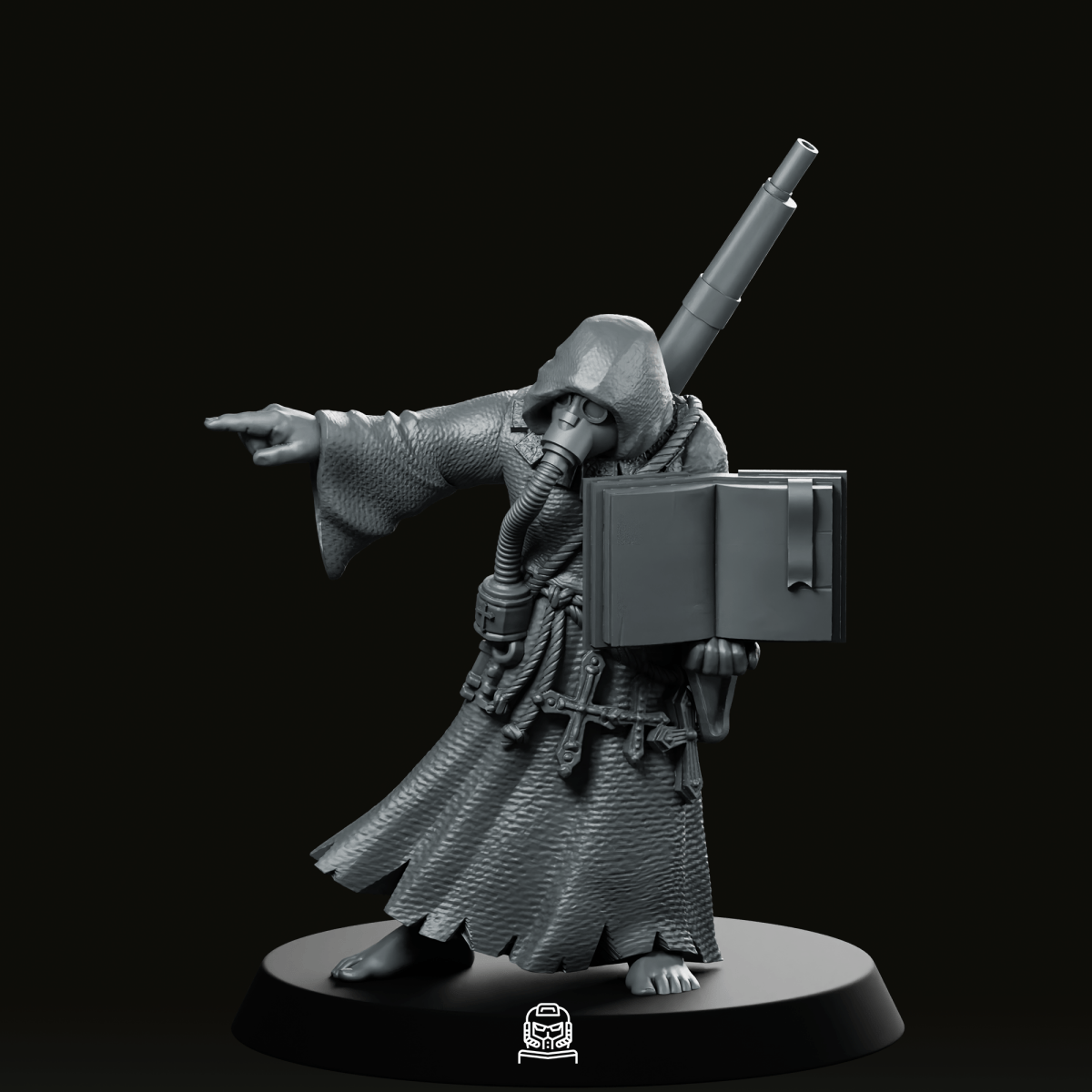 Preacher Trench Crusade Miniature - Onmioji - We Print Miniatures
