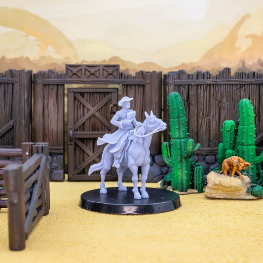 Preacher W Cooper A Cowboy Miniature -CastNPlay - We Print Miniatures