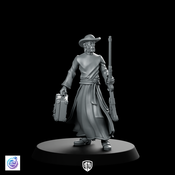 Preacher W Cooper C Wild West Miniature Rifle