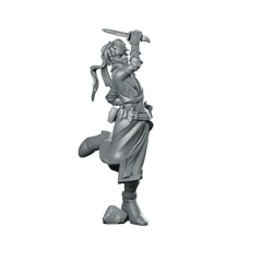 Preparing Slash Miniature Dynamic Dagger Rogue Fighter - CastNPlay - We Print Miniatures
