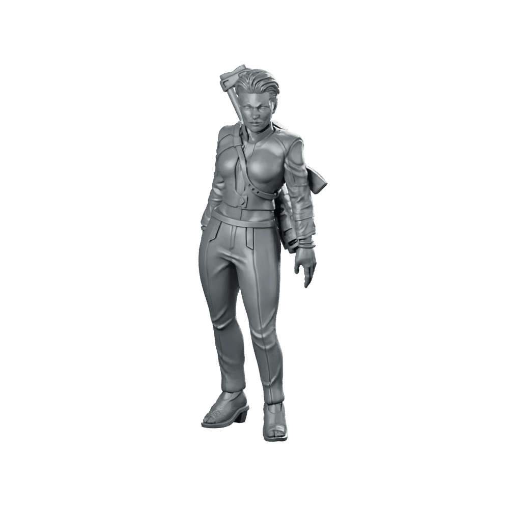 President Mayers Operative Woman - Papsikels Miniatures - We Print Miniatures