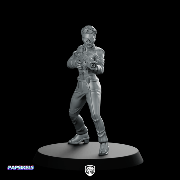 President Mayers Nusa Assault Rifle Agent Operative - Papsikels Miniatures - We Print Miniatures