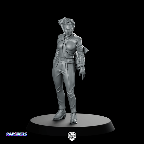 President Mayers Operative Woman - Papsikels Miniatures - We Print Miniatures