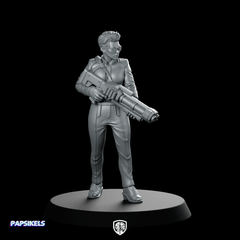 President Mayers P8 Double B Shotgun Cyber - Papsikels Miniatures - We Print Miniatures