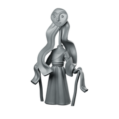 Pretend Person Miniatures Ethereal Robed Spirit Occult Miniature 360 Spin 01