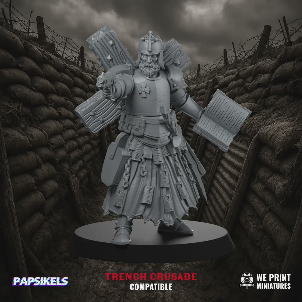 Trench Crusade Quiapo Trench Cleric Miniatur