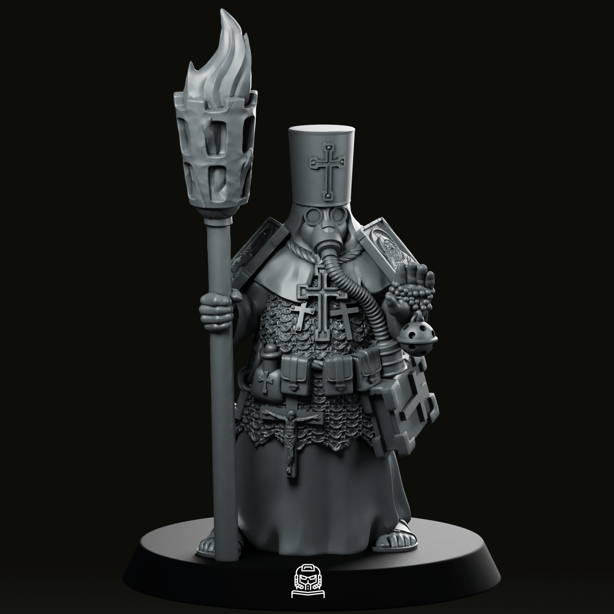 Priest 2 Trench Crusade Miniature - Onmioji - We Print Miniatures
