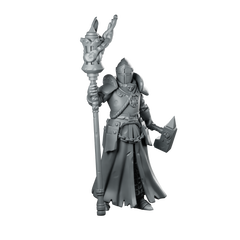Priest Flag 2 Miniature Templar Paladin Crusader Miniature 360 Spin 01