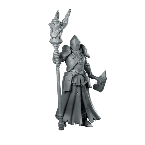 Priest Flag 2 Miniature Templar Paladin Crusader - Galaad - We Print Miniatures